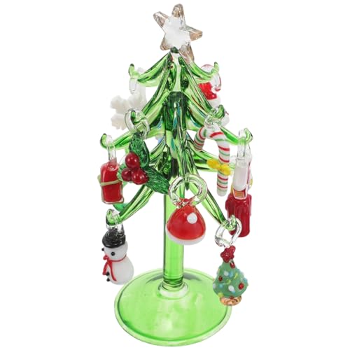 Sapin de Noël cristal miniature pour centre de table féerique