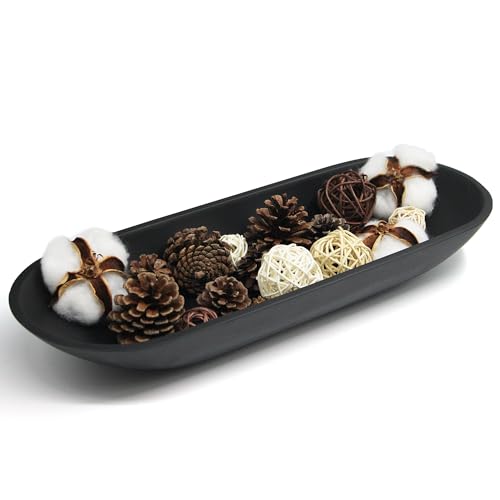 LIN CHUAN Large Decorative Bowl for Home Decor - Long