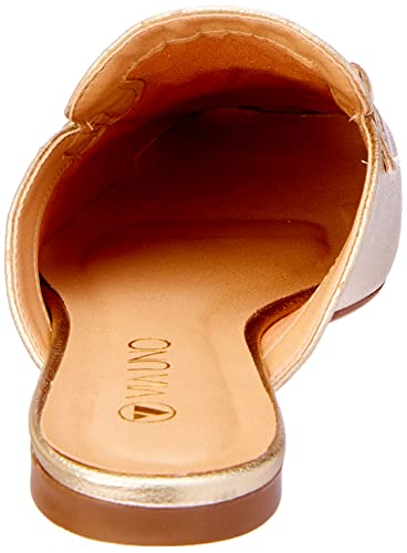 Mule, Via Uno, Feminino, Champagne, 35