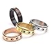 6mm Dog Cat Paw Colorful Spinner Ring Rainbow Rotate Rings Fidget Anxiety Worry Relieving Boredom Autism Band Fashion Animal Rings for Men Women Girls Boys