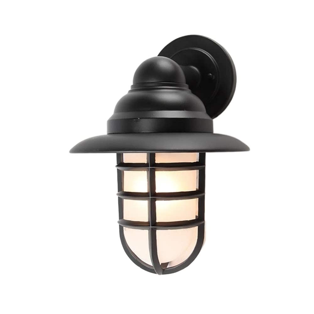 Lampe murale de jardin étanche contre l'obscurité des allées de garage et terrasses