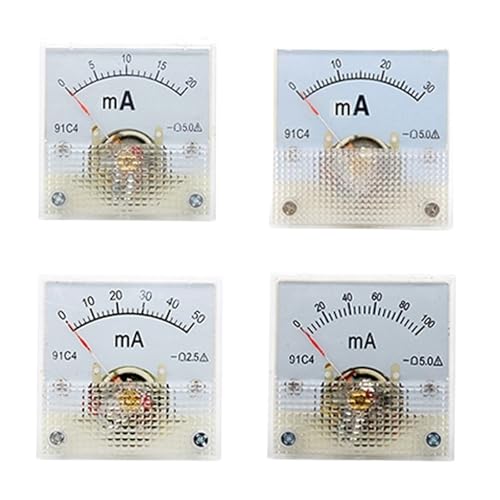 Milliampèremètre analogique 91C4 pour tester et mesurer le courant 300mA