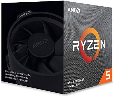 AMD Ryzen 5 3600X 6-Core, 12-Thread Unlocked Desktop Processor with Wraith Spire Cooler