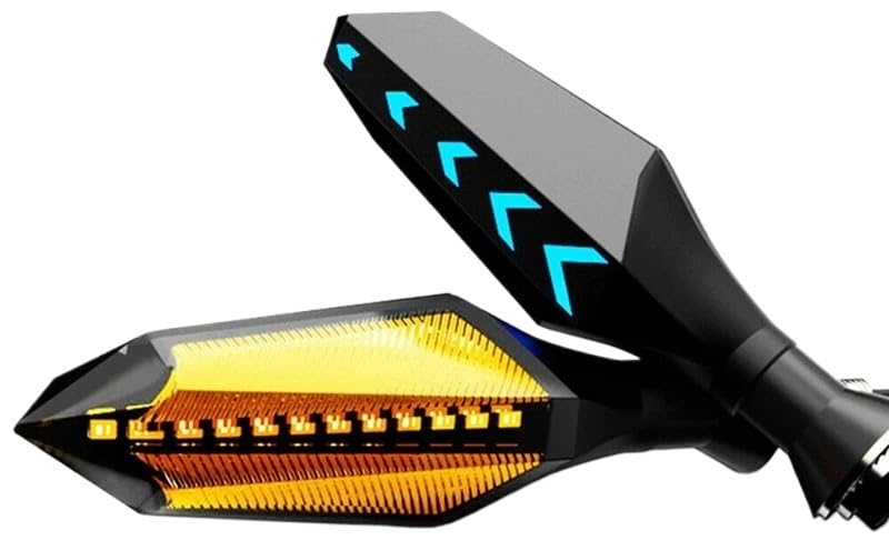 Clignotant séquentiel de moto momt avec feu arrière ambré à LED 8mm