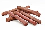 FRESCO Ochsenziemer-Kaustangen 12 cm | Doppelpack | 2 x 10 Stück | Ergänzungsfuttermittel für Hunde | Aus natürlicher Rinderkopfhaut und natürlichen Ochsenziemern hergestellt