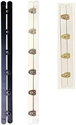 10 Sets Corset Busk Steel Boning (13", Black)