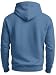 Neverless® Hoodie Herren Print Aufdruck Hirsch Wald-Tiere Kapuzen-Pullover Männer Outdoor Fashion Streetstyle Indigo-Blue XL