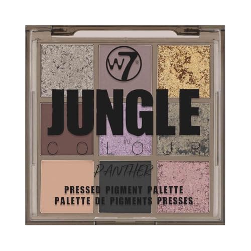 W7 Jungle Colour Pressed Pigment Oogschaduw Palette - Panther