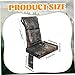 Heated Hunting Seat with Backrest 3-Gear Temperature Heated Hunting Chair Self-Supporting Water-Resistant Tree Stand Seat Cushion for , Camping, Fishing
