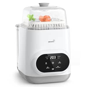 Grownsy Baby Bottle Washer Pro | All-in-One-Flaschenreiniger, Sterilisator und Trockner | Babyflaschenreiniger für Flaschen, Pumpenteile und Babyartikel | Ersetzt das Spülen von Hand