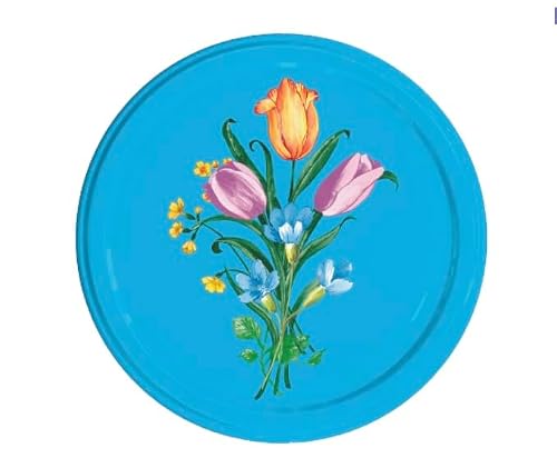 ONONEXPRESS 82 mm Metal Spare Lids For Pickle and Larger Jars/Multipurpose (Twist Off Lid) (20, Colorful Rose)
