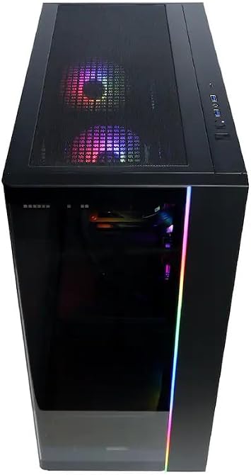 CyberpowerPC Gamer Xtreme Gaming Desktop PC - Intel Core i5-14400F CPU, 16GB DDR5 RAM, 1TB PCIe SSD, NVIDIA GeForce RTX 5060 8GB GDDR7, RGB Lighting, Windows 11 Home (GXi3200BSTV10)