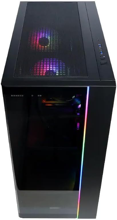 CyberpowerPC Gamer Xtreme Gaming Desktop PC - Intel Core i5-14400F CPU, 16GB DDR5 RAM, 1TB PCIe SSD, NVIDIA GeForce RTX 5060 8GB GDDR7, RGB Lighting, Windows 11 Home (GXi3200BSTV10)