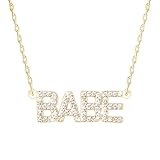 JUSTOTRY Bridesmaid Necklace for Bachelorette - Brides Maid Proposal Gifts 15'' Gold Choker with BABE Letter For Bridesmaid Gift Bachelorette Party Accessories Favor Birthday Gift