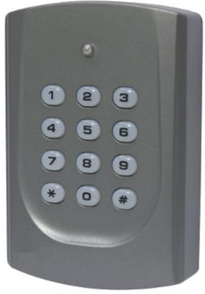 R10C-10 Mifare Card Wiegand Reader with Keypad, 13.56 MHz RFID Frequency, 3-8cm Reading Range, RFID Recognition, ABA-II, ASYNC, DC 10-24V