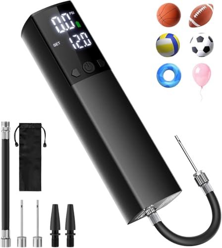 Electric Ball Pump,Smart Air Pump Portable Fast Inflation Accurate Pressure