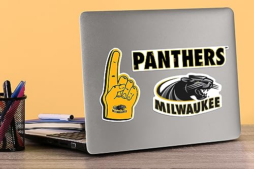 Image of University of Wisconsin Milwaukee 8ct Vinyl Large Deluxe Stickers Variety Pack - Laptop, Water Bottle, Scrapbooking, Tablet, Skateboard, Indoor /Outdoor - Set of 8