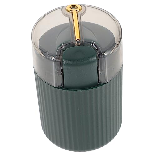 Cabilock Porta-stuzzicadenti Automatico Dispenser Porta-stuzzicadenti Tipo A Pressione Rotondo Organizer per Stuzzicadenti per La Casa