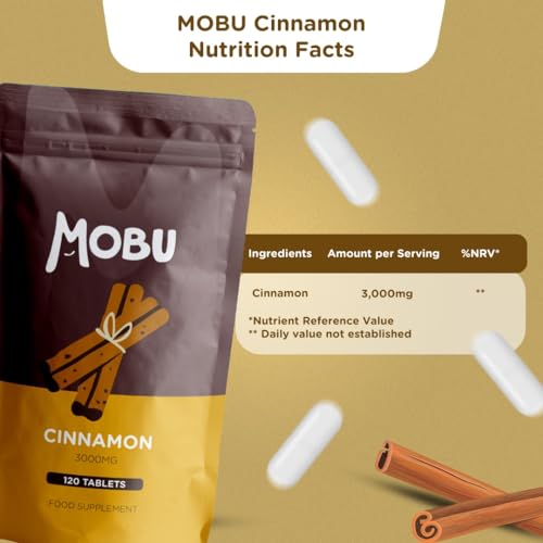 Cinnamon 3000mg 120 Tablets – Blood Sugar Control Weight Management – Anti-Inflammatory – Vegan – MOBU UK - Image 6