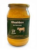 Khushboo Butter Ghee mit Vitamin A & D 10x 800g Butterschmalz, laktosefrei, hoher Rauchpunkt, für Chicken Tikka Masala, Dhal & Curry-Variationen mit Reis, ideal für indische & pakistanische Rezepte