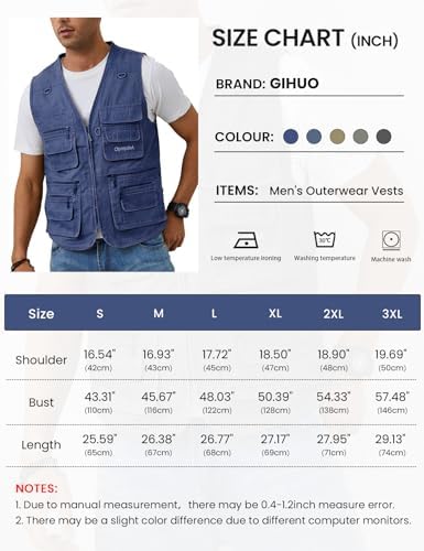 Men’s Fishing Denim Vest with Multi Pockets www.denim.fit 9 Men’s Fishing Denim Vest with Multi Pockets www.denim.fit 9
