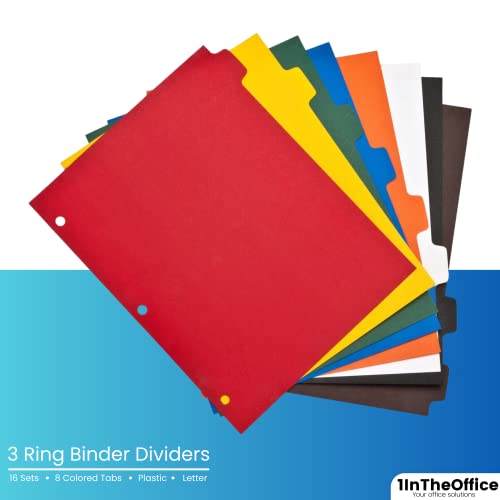 Intercalaires colorés pour classeur afin de trier les documents sans perdre de temps