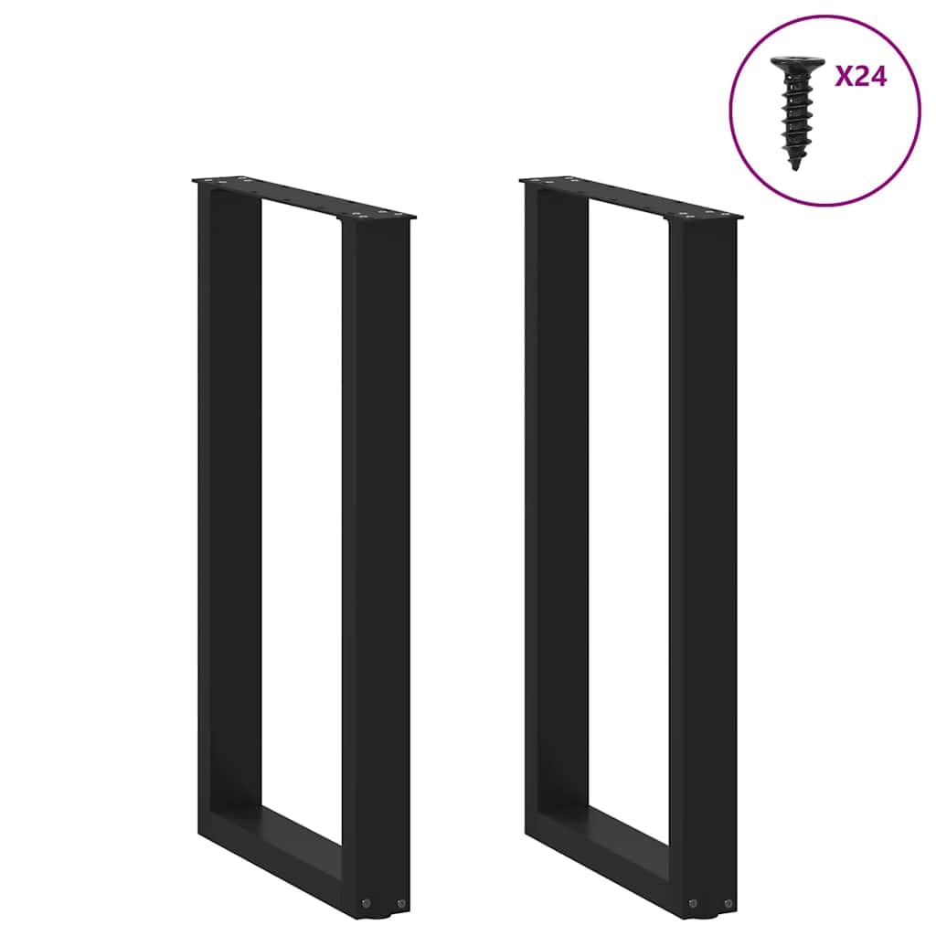 Nogi do stołu barowego w kształcie litery U 2 szt. 50 x (90-91