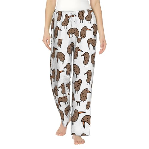 Pantalon de pyjama en flanelle femme vêtement nuit imprimé