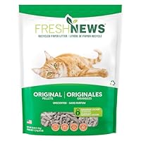 Cat Litter: No more lingering pet smell; Fresh News Recycled Paper Litter is non clumping, has almost three times more absorbent strength than clay, and our soft & dust free pellets retain their form when wet Odor Control: Keep your pet's habitat fre...