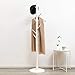 kaijunshop Wieszak na ubrania stojak na ubrania, nowoczesny stojący na podłodze kapelusz i wieszak na ubrania stojak na wejście torebka ekspozycja holu drzewo drewniany wieszak na ubrania do przedpokoju garażu biura sypialni szafy 165 cm wieszak na płaszcz