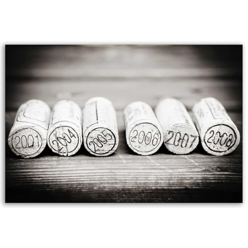 Hexoa Tableau Bouchons en liège - Made in France - Tableau Verre Acrylique 90x60