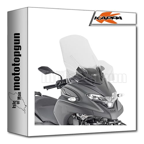 kappa kd2149st windschild clear kompatibel mit yamaha tricity 300 2020 2021 2022 2023 mototopgun