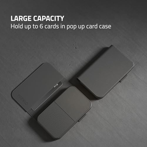 Image of Fidelo Slim Wallet for Men - RFID Blocking Minimalist Credit Card Holder with Sliding Pop-Up Design - Push Button Men's Wallets - Front Pocket Wallet