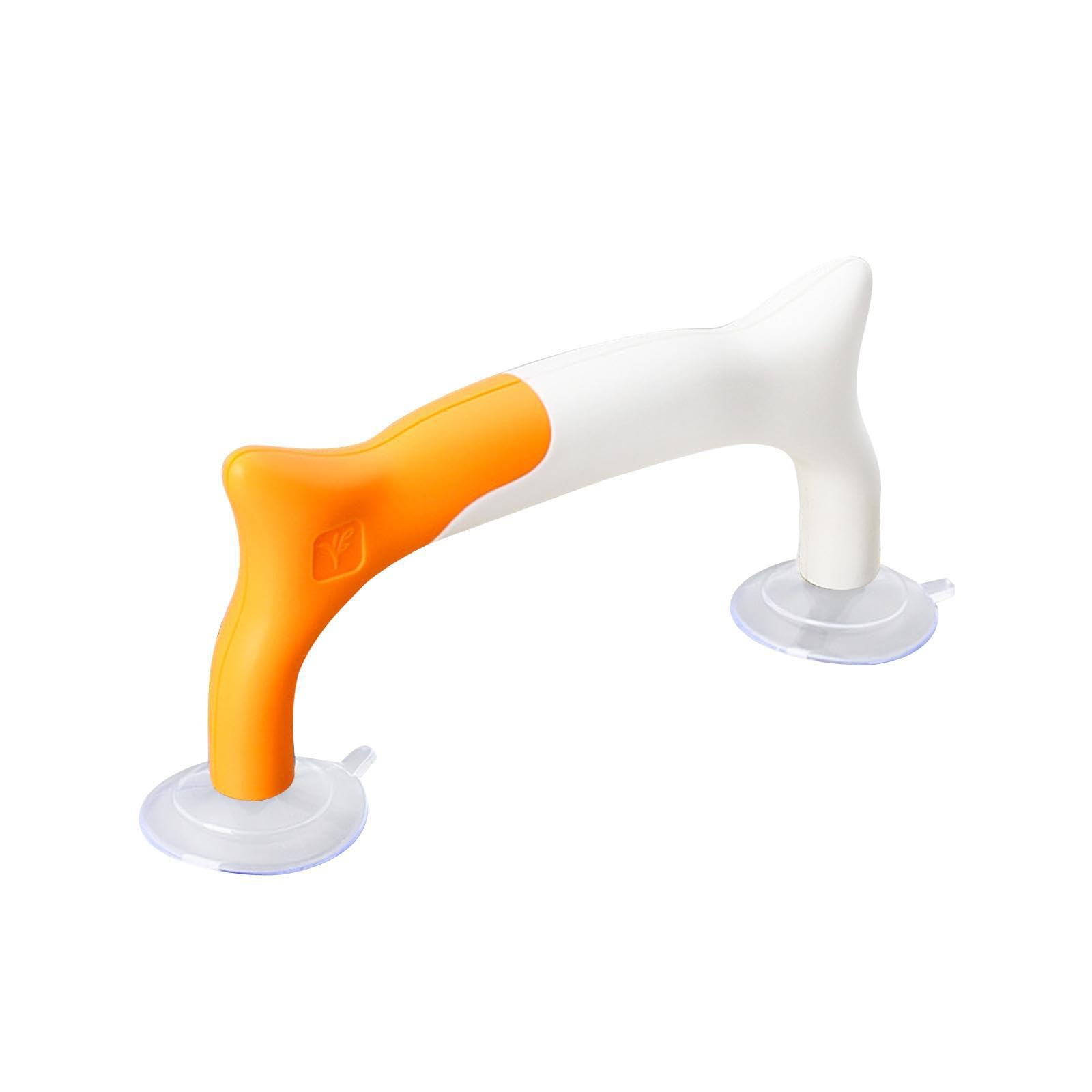 Alcxazs Yellow White Portable Suction Sewing Handle Ensures Strong Adsorption Suction Cups Effortless Quilting And Crafting Template Ruler Handle Diy Sewing Tool, 18X7.8cm