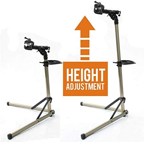 Bikehand Bike Repair Stand (Max 55 lbs or 110lbs) - Home Portable Bicycle Mechanics Workstand - for Mountain MTB Road Bicycles Maintenance