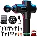 Pistola de Masaje Muscular,4500mAh Pistola Masajeadora,15 Cabezales y 30 Velocidades Ajustables,Masaje Eléctrico de Mano,Masajeador Muscular de Tejido Profundo,Masajeador de Espalda para Hombro,Cuello