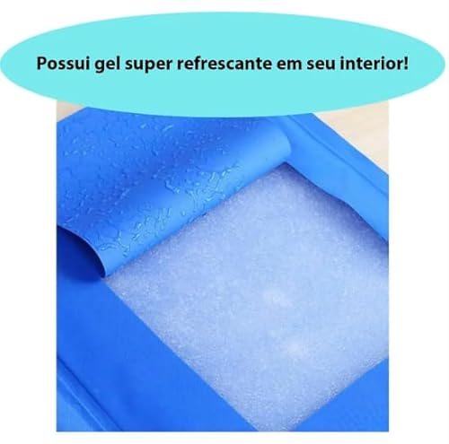 Tapete Gelado Refrescante para Pets - Médio 50x65cm, Conforto e Alívio do Calor