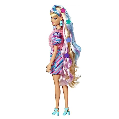 Poupée Barbie Ultra Chevelure - HCM90 – Thème Cœurs avec Accessoires - vue 7