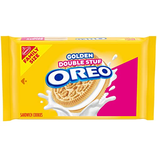 Image of OREO Double Stuf Golden Sandwich Cookies, Family Size, 20 oz