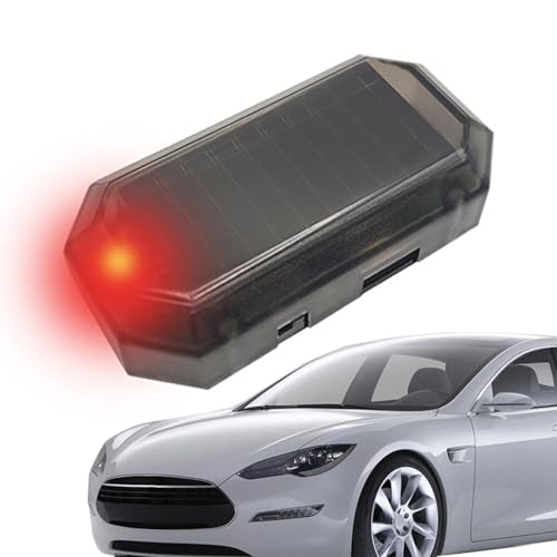 Luz de Alarma simulada para Coche - Luz de Alarma para automóvil | Sistemaa antirrobo para automóviles | Sistemaa de luz antirrobo con Puerto de Carga USB, sistemaa de Alarma para automóviles