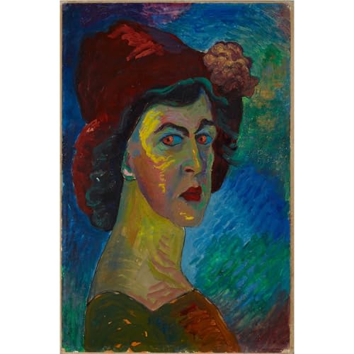 Autoportrait Marianne von Werefkin Toile Roulée Éclat Chromatique Révolutionnaire