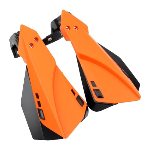 Protège mains guidon moto orange accessoires de protection universels cross et street