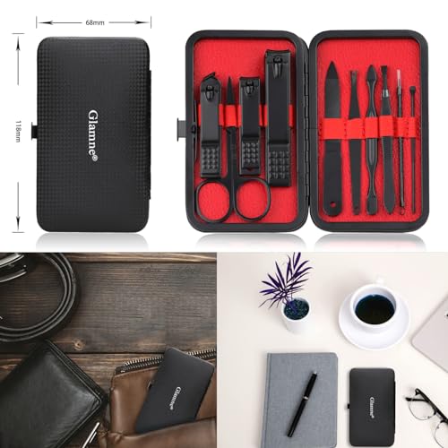 Glamne GLAMNE-046 Manicure Set Nail Clippers Kit Professional Stainless Steel Nail Care Tools thumb #6