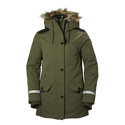 Helly Hansen Women's Svalbard Parka, Ivy Green, Medium