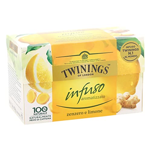 Twinings - Infusi Aromatizzati al Limone e Zenzero (40 Bustine)