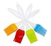 Produktbild iNeibo Backpinsel Silikon Silikonpinsel Küche Küchenpinsel Grillpinsel Kochpinsel Marinierpinsel Silicon Brush Für Lebensmittel Hitzebeständig Und Spülmaschinenfest 4er-Set