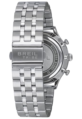 Breil Orologio UOMO CLASSY quadrante MONO-COLORE BLU movimento CHRONO QUARZO e BRACCIALE ACCIAIO ARGENTO EW0642 IT ONE SIZE - 3