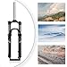 KANGXYSQ 26 Inch Mountain Bike Suspension Fork Disc V Brake MTB Fork Travel 100mm Bike Front Fork 1-1/8