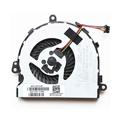 DXCCC Laptop Replacement Cooler Fan For HP 250 G7 255 G7 256 G7 L20474-001 Cpu Cooling Fan Cover