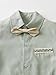 Boarnseorl Baby Boys Gentleman Outfits, Infant Shirt+Shorts+Bow Tie+Suspenders Suits Set,18-24M